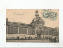 Delcampe - AGEN GRAND MARCHE (M LHERITIE ARCHITECTE) 1905 (PETITE ANIMATION) - Agen