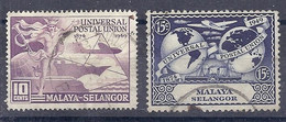 210039730  MALASIA.  YVERT  Nº  62/3 - Malaya (British Military Administration)