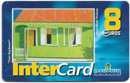 French Antilles - Dauphin Telecom (InterCard) - Case Agrement, Remote Mem. 8€, 10.000ex, Used - Antillas (Francesas)