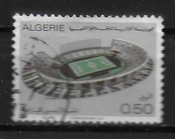 ALGERIE   N° 554  Oblitere    Football  Soccer  Fussball Stade Cheraga - Gebraucht