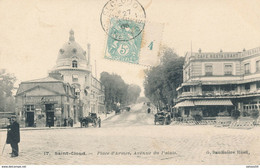 92) Saint-Cloud : Place D'Armes - Avenue Du Palais (1908) - Saint Cloud