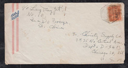 Portugal MACAU 1947 Airmail Cover To CHICAGO USA - Lettres & Documents