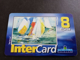 Caribbean Phonecard St Martin French INTERCARD  8 EURO  NO 066  **5828** - Antillas (Francesas)