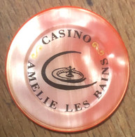 66 AMELIE-LES-BAINS CASINO JETON DE 5 FRANCS CHIPS TOKENS COINS - Casino