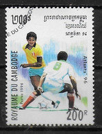CAMBODGE    N° 1180 Oblitere Jo 1996    Football  Soccer Fussball - Used Stamps