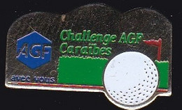71868- Pin's-Challenge Agf Caraibes, Golf De Saint Francois.Guadeloupe - Golf