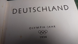 ORIGINAL  BUCH   DEUTSCHLAND  OLYMPIA-JAHR  1936 - Sport