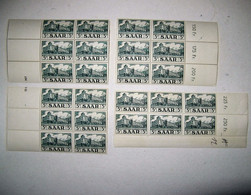 Lot De 24 TIMBRES SUR MARGE TYPE SAAR V AVEC LEGENDE A 5 F NEUFS GOMME D ORIGINE INTACTE N° 328 - Unused Stamps