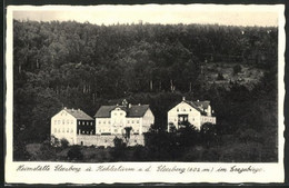 AK Schneeberg, Heimstätte Gleesberg Und Köhlerturm Auf Dem Gleesberg - Schneeberg