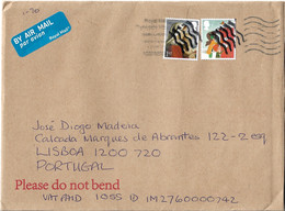 UK Cover To Portugal - Cartas & Documentos