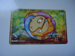 BRAZIL   USED CARDS   ZODIAC - Sternzeichen