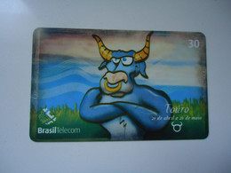 BRAZIL   USED CARDS   ZODIAC - Dierenriem