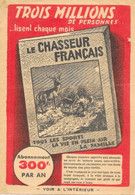 Publicité - Revue Le Chasseur Français - Bulletin Pour Abonnements 1952 - Reclame