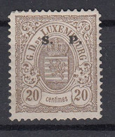 LUXEMBURG - Michel - 1881/84 - Nr 32 II - MH* - Dienstmarken