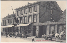 29733g  GRAND HOTEL DE LA PANNE - CAFE RESTAURANT - CHARRETTE A CHEVAL - De Panne