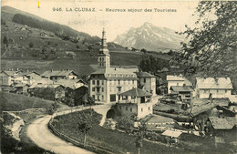 La Clusaz * Route De L'entrée De La Commune * Grand Hôtel Du Lion D'or * Hôtel Des Aravis * Panorama Du Village - La Clusaz