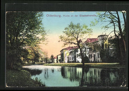 AK Oldenburg, Hunte An Der Elisabethstrasse - Oldenburg