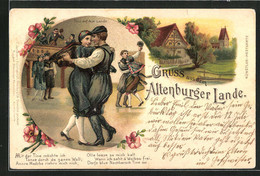 Lithographie Altenburg I. Sa., Tanz Auf Dem Lande - Altenburg