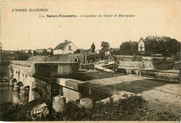 St Florentin * Aqueduc Du Canal De Bourgogne * Péniche Batellerie - Saint Florentin