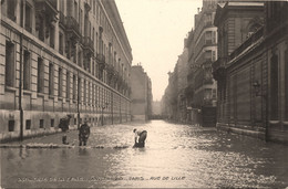 Paris * 7ème * La Rue De Lille * Crue De La Seine Janvier 1910 * Inondation * Hôtel - Distrito: 07