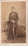 Photo CDV N° 219 - Militaire En Tenue Dédicace Verso -  Photographe PROVOST Toulouse Haute Garonne - Antiche (ante 1900)