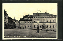 AK Reichenbach I. Vogtld., Marktplatz Am Rathaus - Reichenbach I. Vogtl.