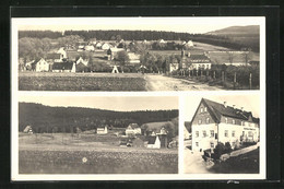 AK Neudorf I. Erzgeb., Totalansicht Mit Gasthaus - Neudorf A. D. Spree