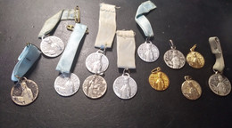 Lot De Médailles  Vierge Marie De Beauraing - Religion & Esotericism