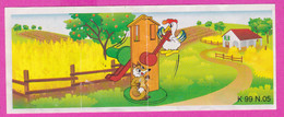 264474 /  Instruction Kinder Surprise - K 99 N. 05 Fox And Rooster , Field Garden House , 8.9 X 3.5 Cm. - Istruzioni