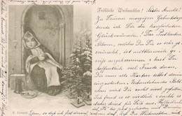 256134E. Louyot, Fröhliche Weihnachten (poststempel 1897) - Andere
