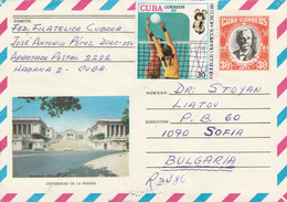 Cuba 1981 Letter To Bulgaria - Storia Postale