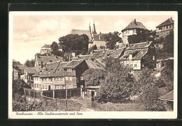AK Nordhausen, Alte Stadtmauerreste Und Dom - Nordhausen