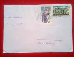 Cover From Czech Republic To Philippines - Cartas & Documentos