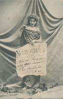 Belle Femme Espagne  Pretty Spanish Woman No Me Olvides  Envoi Madrid 1902 To Professeur Ecole Normale Tours - Women