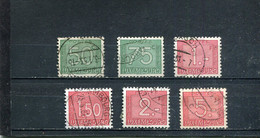 Luxembourg 1946 Yt 27-32 34 - Postage Due