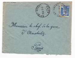Lettre 1947 Saint André Nord Marianne De Gandon 4F50 - 1945-54 Marianne Of Gandon