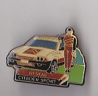 PIN'S THEME AUTOMOBILE  CITROEN  SPORT RALLYE  AX - Citroën