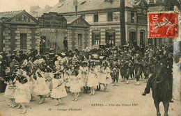 Rennes * Fête Des Fleurs 1907 * Enfants - Rennes