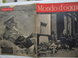 #  MONDO D'OGGI N 4 - 1946 - PARIGI 1946 / CRONACHE ITALIANE / POLLICULTURA / I. BERGMAN - Premières éditions