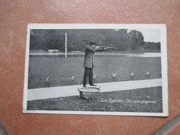 FRANCE Les Sports Tir Aux Pigeons  Pubblicità Chicorèe Extra Leroux Imp. èmile Pècaud E C. Paris TIRO Al PICCIONE - Waffenschiessen