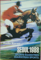 RADIO, TELECOMMUNICATION, DXing, SHORT WAVE LISTENING, QSL Card, Summer Olympics 1988, Equestrian, , Sports, Radio Korea - Radio