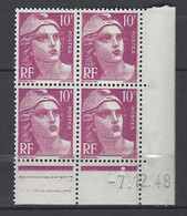 CD 811 FRANCE 1948 COIN DATE 811 : 7 12 48  MARIANNE DE GANDON - 1940-1949