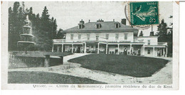 CANADA - QUEBEC - Chutes Du Montmorency, Première Résidence Du Duc De Kent - Chutes Montmorency