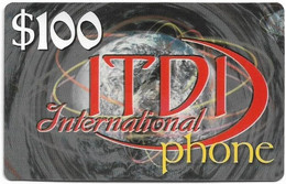 Palestine - ITDI - 100$ International Phone, Prepaid 100$, Mint - Palestina