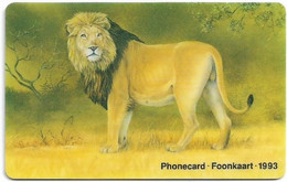 S. Africa - Telkom - The Big Five Animals - Lion, (Normal 0), Chip Siemens S31, 1993, 10R, Used - Afrique Du Sud