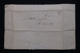 FRANCE - Enveloppe Du Tribunal De Leyr Pour La Haute Cote En 1852 - L 101108 - 1849-1876: Période Classique