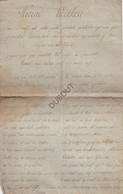 Volkslied Nieuw Liedeken Voor Palts-Gravin Genoveva Manuscript 4 Pag ±1800 (N699) - Manuscritos