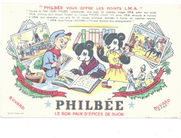 BUVARD PHILBÉE Pain D'épices De Dijon Union Française  Bien Voir Les 2 Scans - Gingerbread