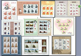 2013 CHINA YEAR PACK INCLUDE 10 SHEETLET SEE PICS - Années Complètes