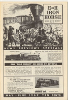 Catalogue E And H IRON HORSE 1969 May-June Digest GEM Varney Tyco Rivarossi - Englisch